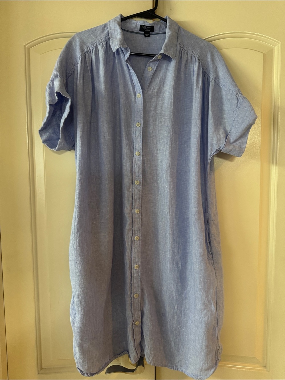 J. Crew Light Blue Button-Up Dress - Baird McNutt Irish Linen